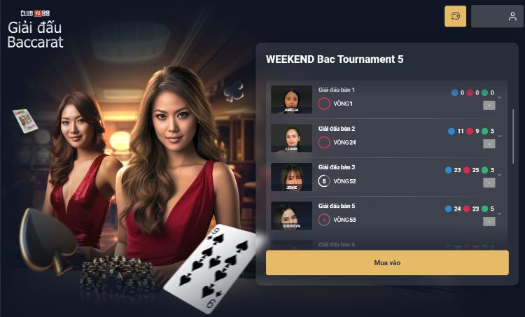 giải đấu Baccarat M88