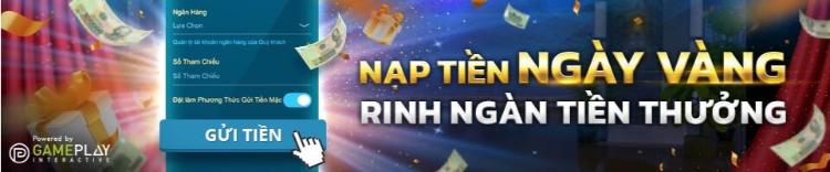 Nạp tiền ngày vàng - Rinh ngàn tiền thưởng